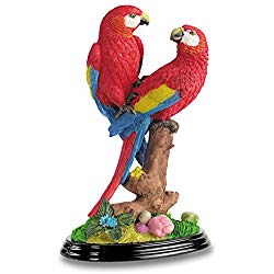 figuras de loros, escultura de loro, figura de loros, figura de loro, estatua de loro