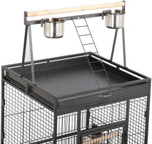 jaula yaheetech para loros grandes y guacamayos