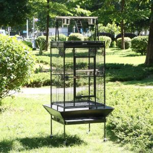 jaula yaheetech para loros grandes y guacamayos