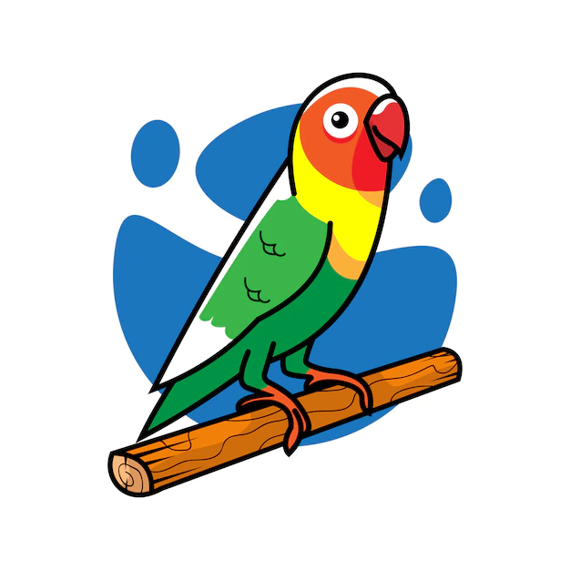 dibujos de agapornis