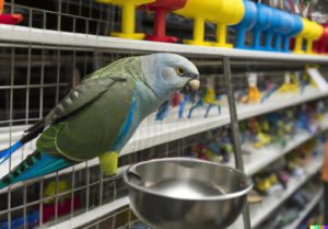 tienda de loros online - un loro comprando en una tienda online de loros mascotas