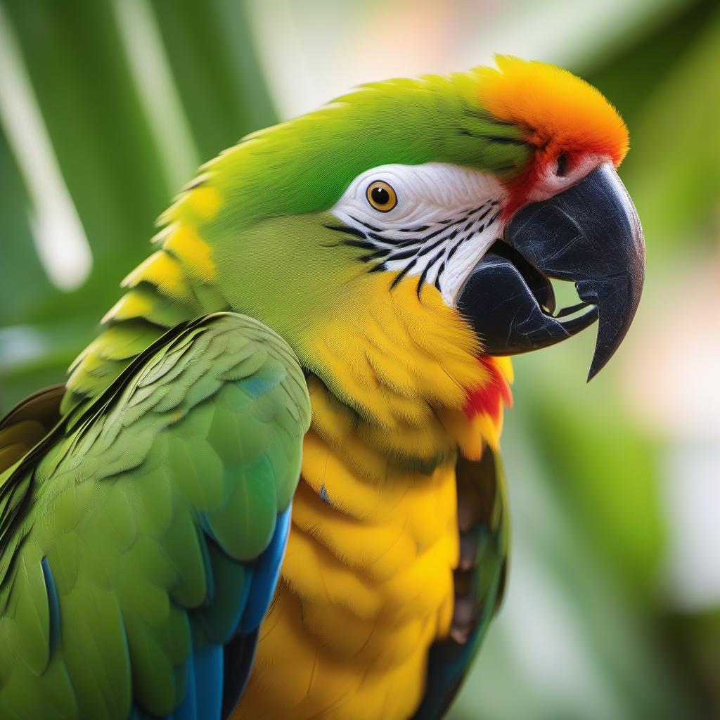 imagen sobre cómo saber si un loro tiene fiebre