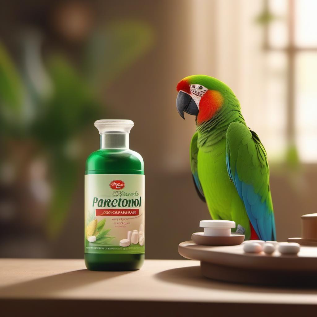 imagen sobre se le puede dar paracetamol a un loro?